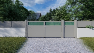 ambiance portail upper ral 7039 cofreco